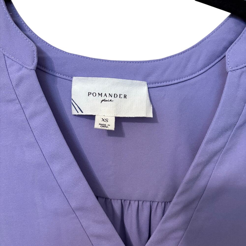Tuckernuck Pomander Place Lilac Purple Poplin Kenzo Mini Dress Size XS - Picture 5 of 12